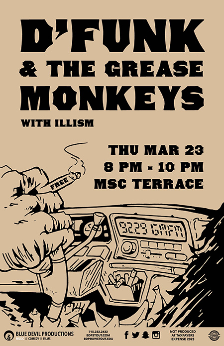 D'Funk & The Grease Monkeys with iLLism